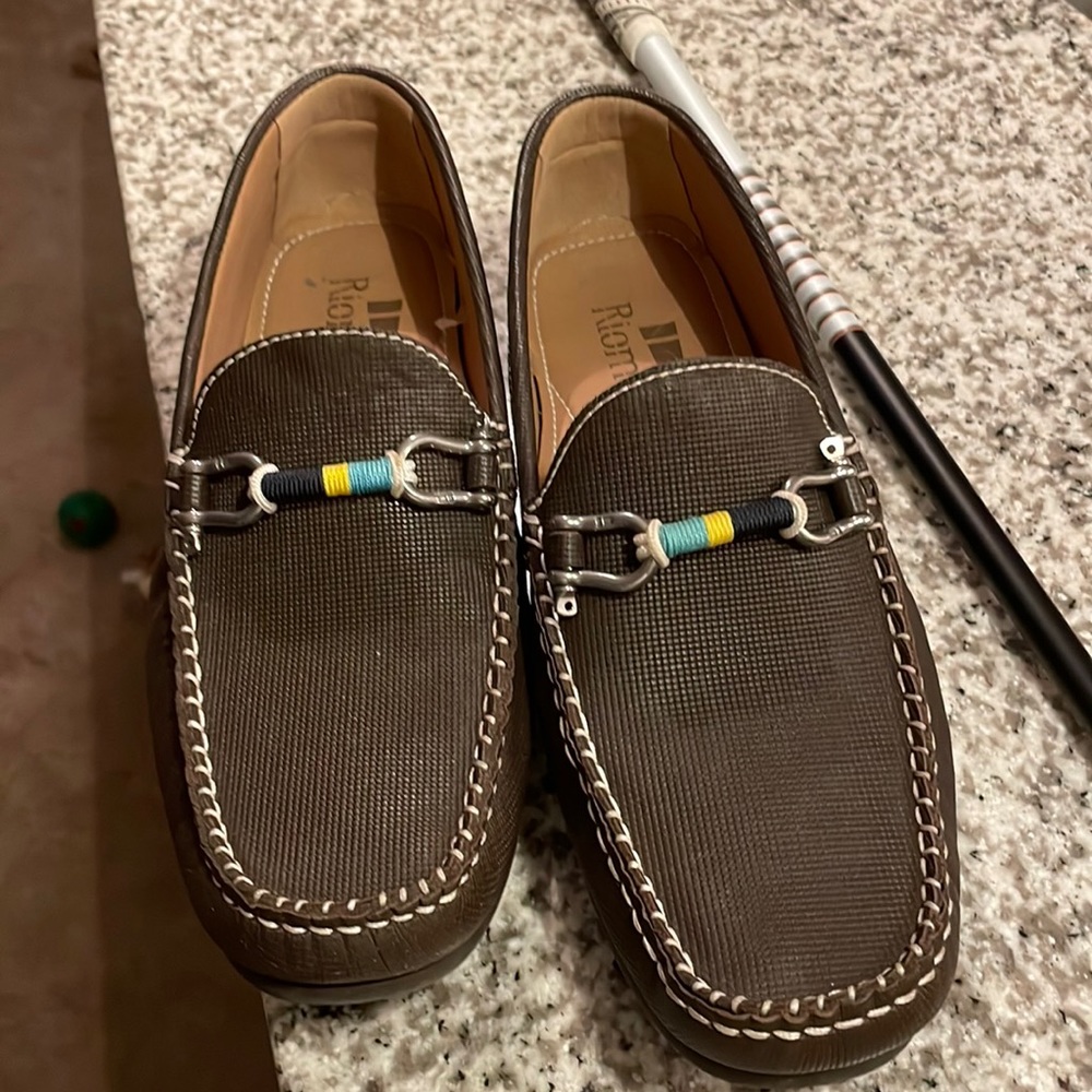 Brand new. Too big for me. I wore them once in the house